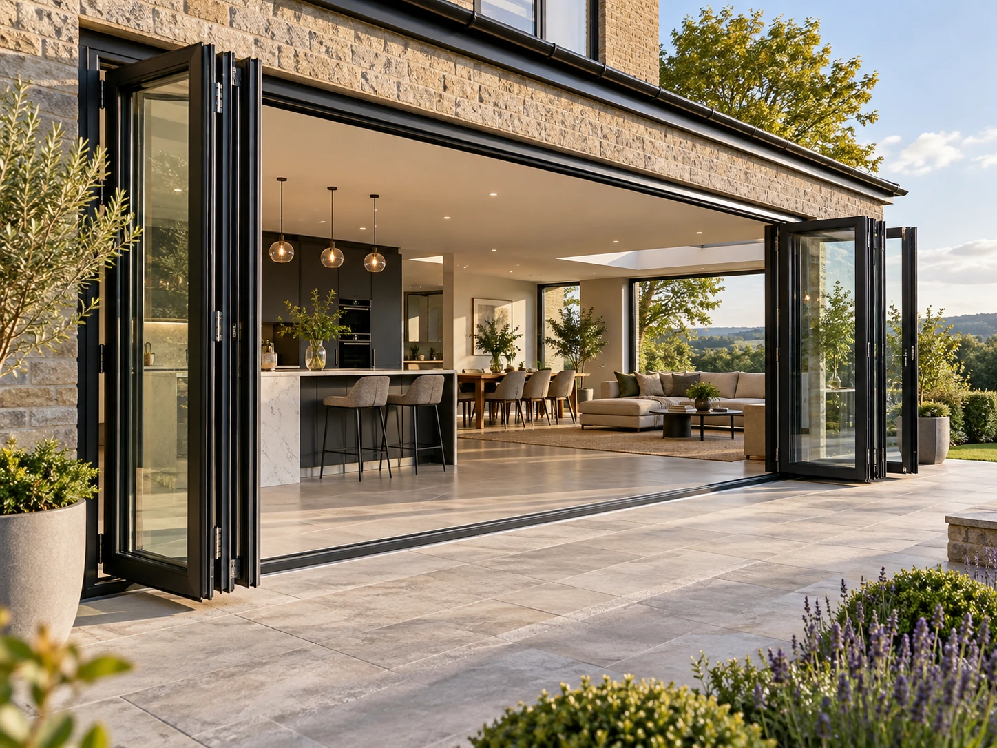 Aluminium ‘Bi-Folding’ Doors